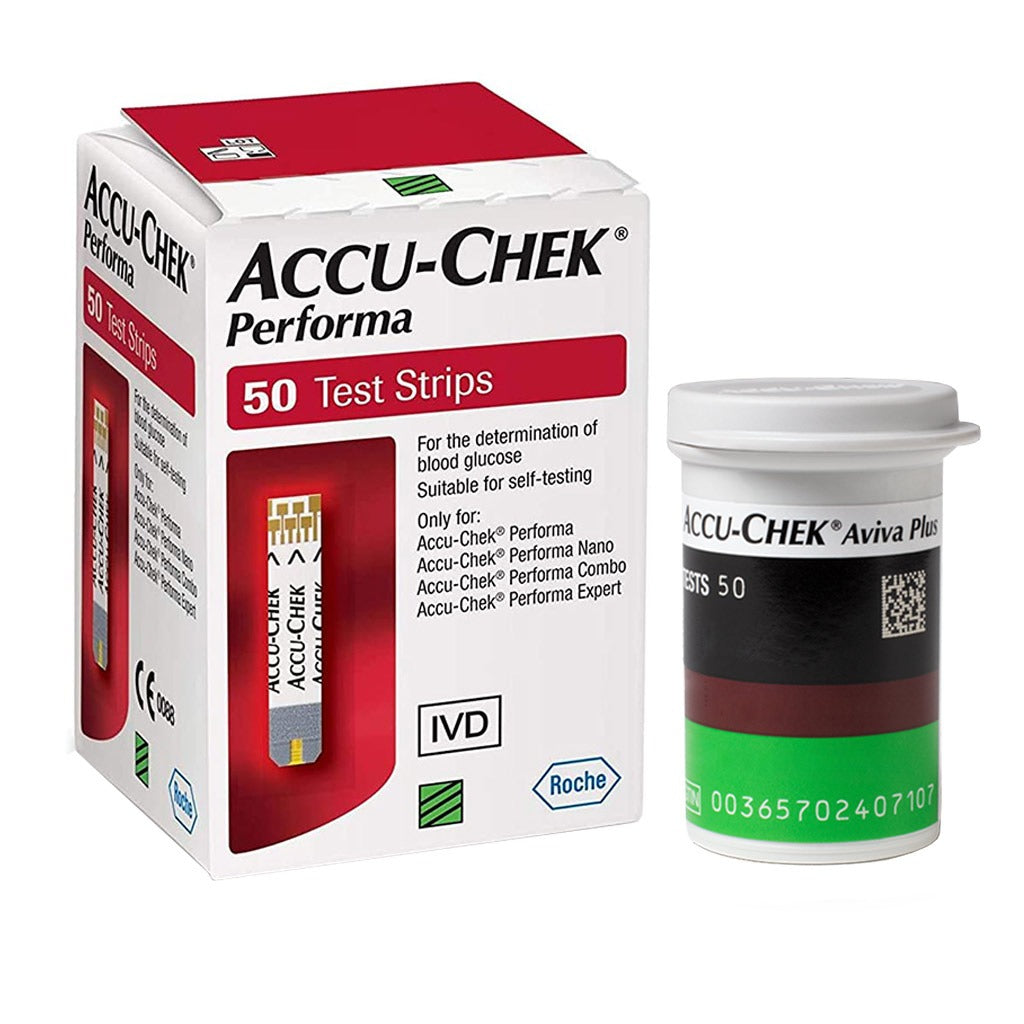 Accu-Chek Performa Test Strips For Diabetic Blood Glucose Testing, Pack of 50's - Easy Pharmacy LLC