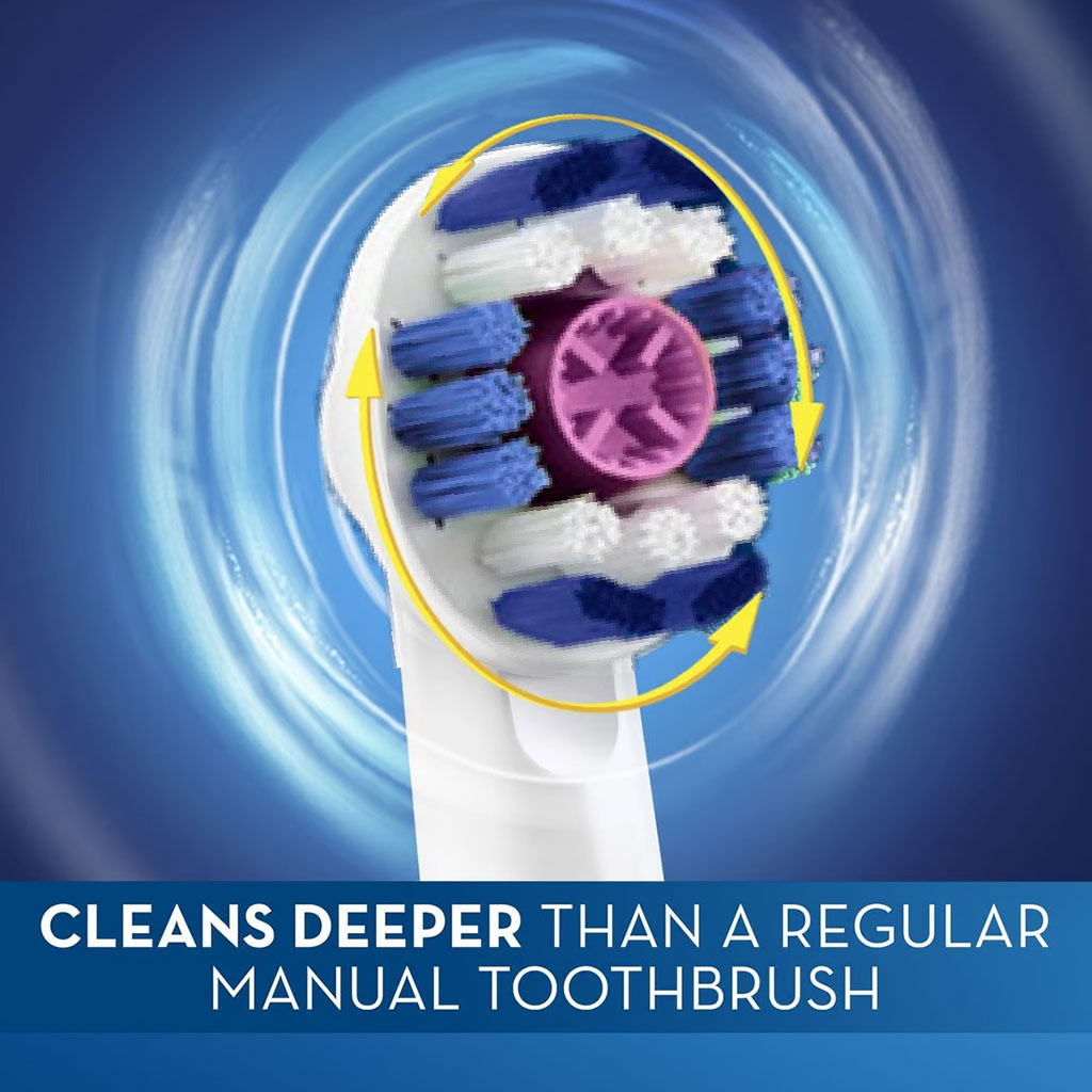 Braun Oral-B 3D White Replacement Brush Heads 2's - Easy Pharmacy LLC