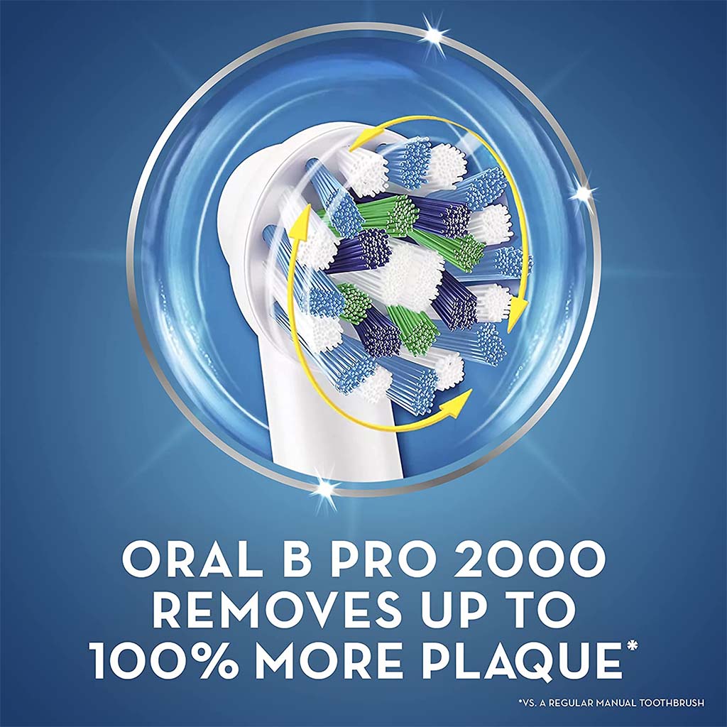 Oral-B Oxyjet Cleaning System + Pro 2000 Power Toothbrush OC 501.535.2 - Easy Pharmacy LLC