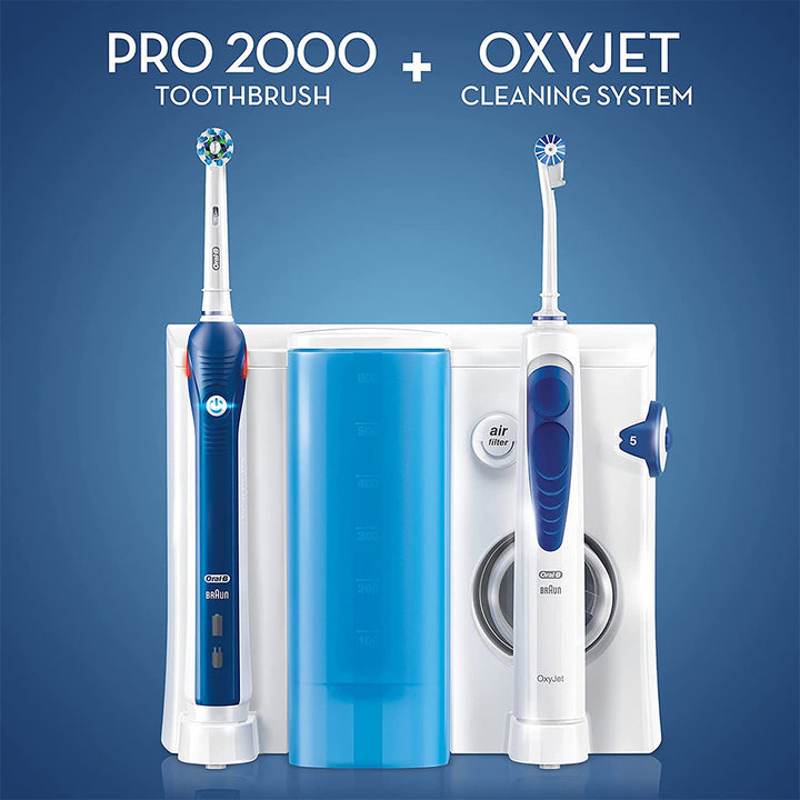 Oral-B Oxyjet Cleaning System + Pro 2000 Power Toothbrush OC 501.535.2 - Easy Pharmacy LLC