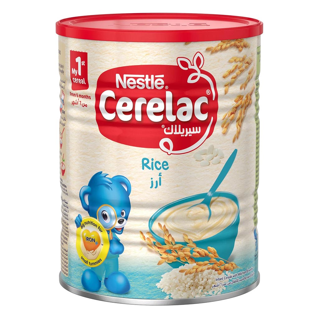 Nestle Cerelac Rice & Milk Infant Cereals From 6 Months 400g - Easy Pharmacy LLC