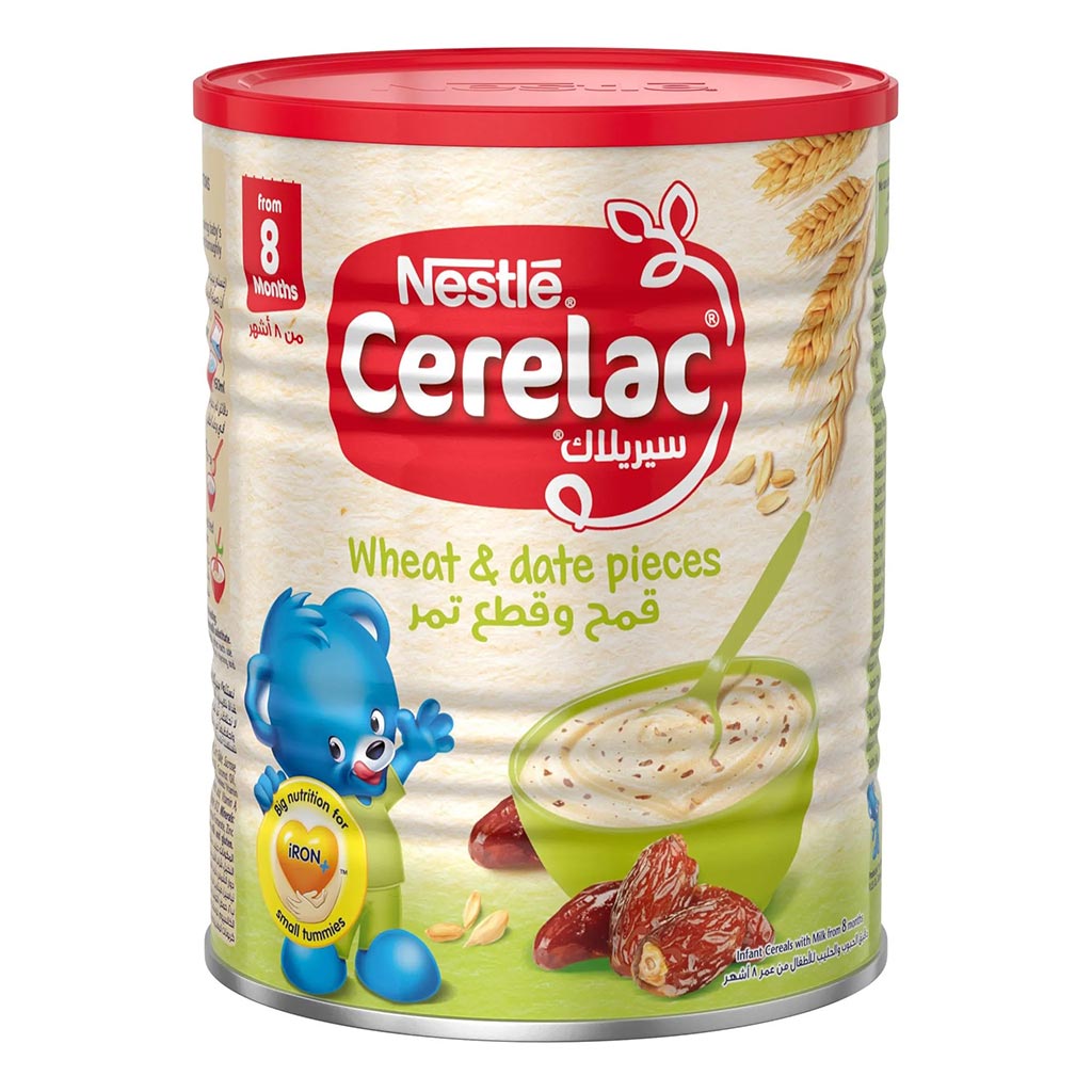 Nestle Cerelac Wheat & Date Pieces Infant Cereals From 8 Months 400g - Easy Pharmacy LLC
