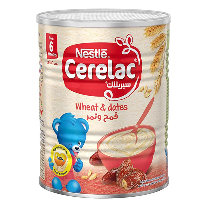 Nestle Cerelac Wheat & Dates Infant Cereals From 6 Months 400g - Easy Pharmacy LLC