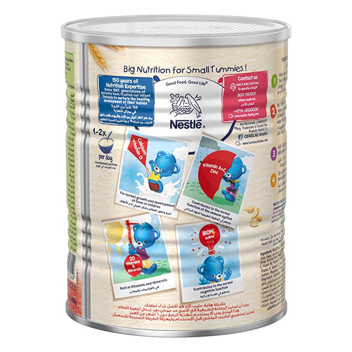Nestle Cerelac Wheat & Dates Infant Cereals From 6 Months 400g - Easy Pharmacy LLC