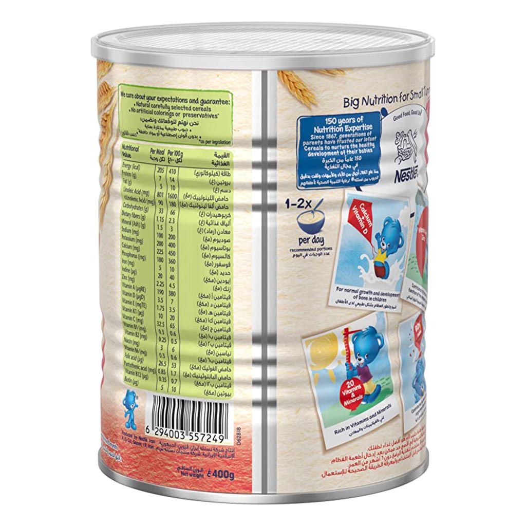 Nestle Cerelac Wheat & Dates Infant Cereals From 6 Months 400g - Easy Pharmacy LLC