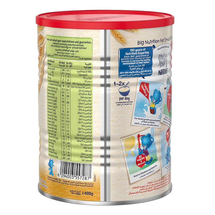 Nestle Cerelac Wheat & Fruits Infant Cereals From 6 Months 400g - Easy Pharmacy LLC