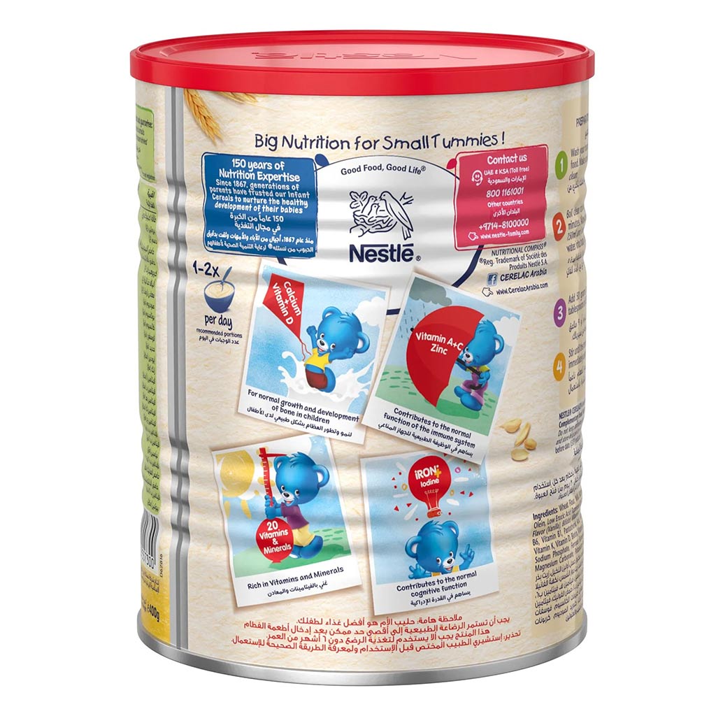 Nestle Cerelac Wheat & Honey Infant Cereals From 6 Months 400g - Easy Pharmacy LLC