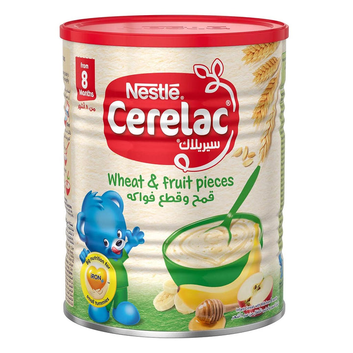 Nestle Cerelac Wheat & Fruit Pieces Infant Cereals From 8 Months 400g - Easy Pharmacy LLC