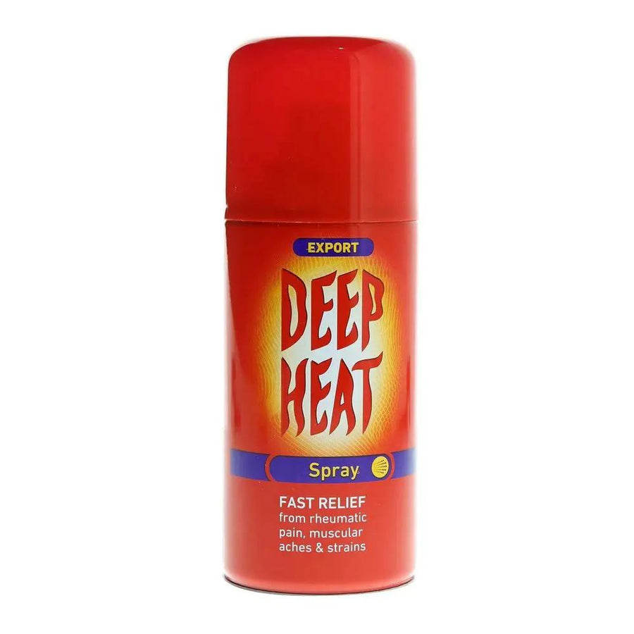 Deep Heat Spray Pain Relief For Muscular Strains And Rheumatic Pain 150 mL