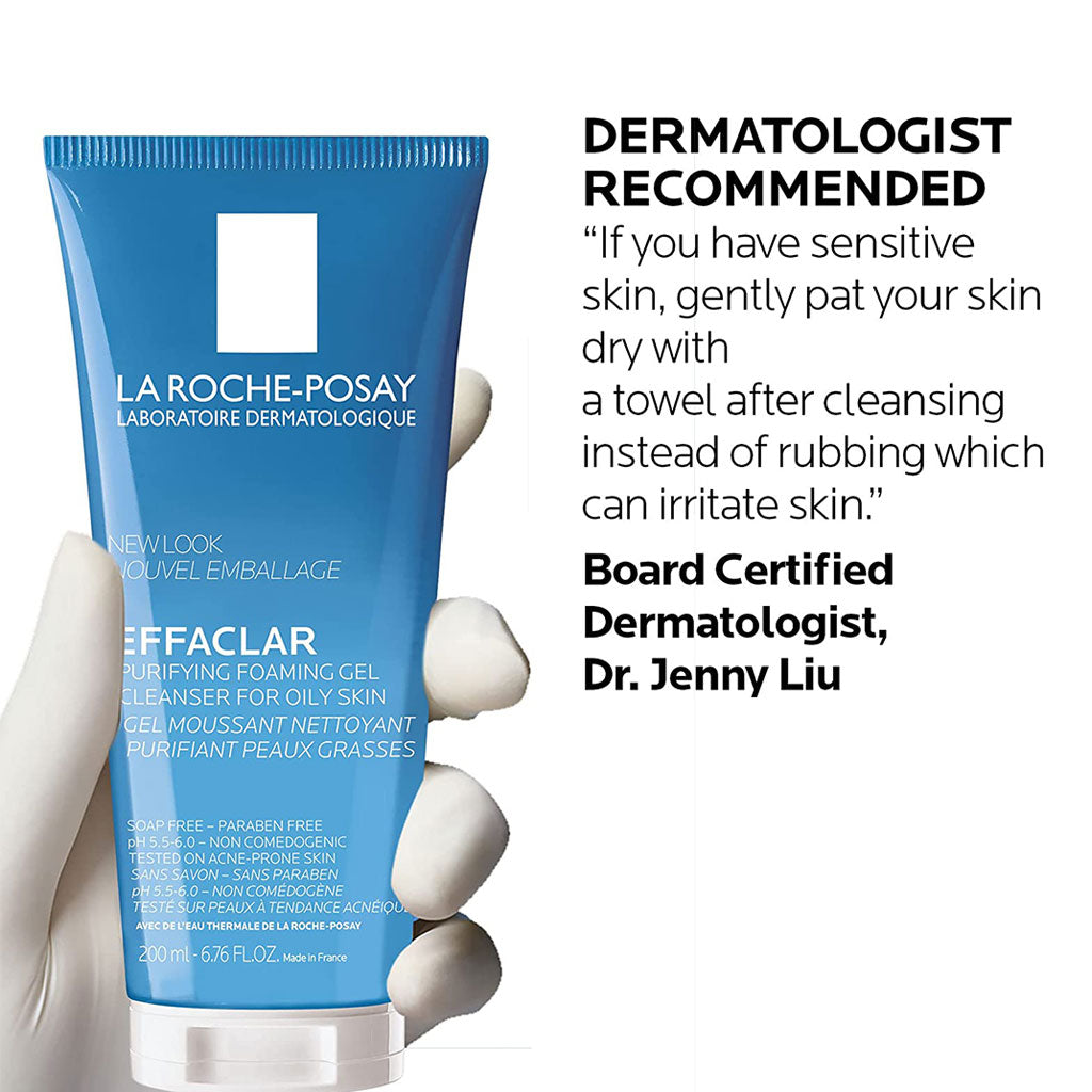 La Roche-Posay Effaclar Acne Foaming Cleansing Gel For Oily & Acne Prone Skin 200ml - Easy Pharmacy LLC