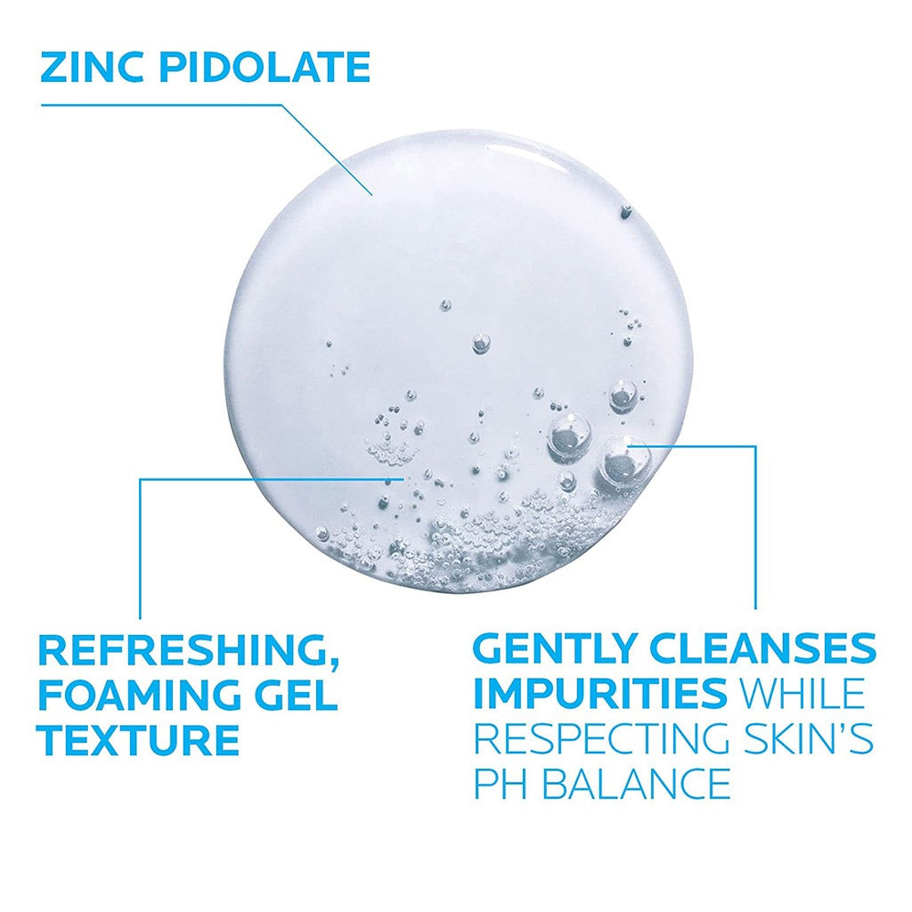 La Roche-Posay Effaclar Acne Foaming Cleansing Gel For Oily & Acne Prone Skin 400ml - Easy Pharmacy LLC