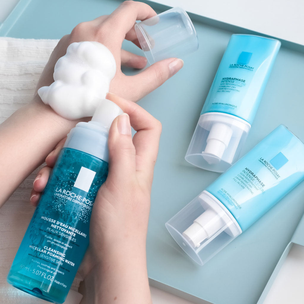 La Roche-Posay Cleansing And Make-Up Removing Physiological Foaming Water For Sensitive Skin 150ml - Easy Pharmacy LLC