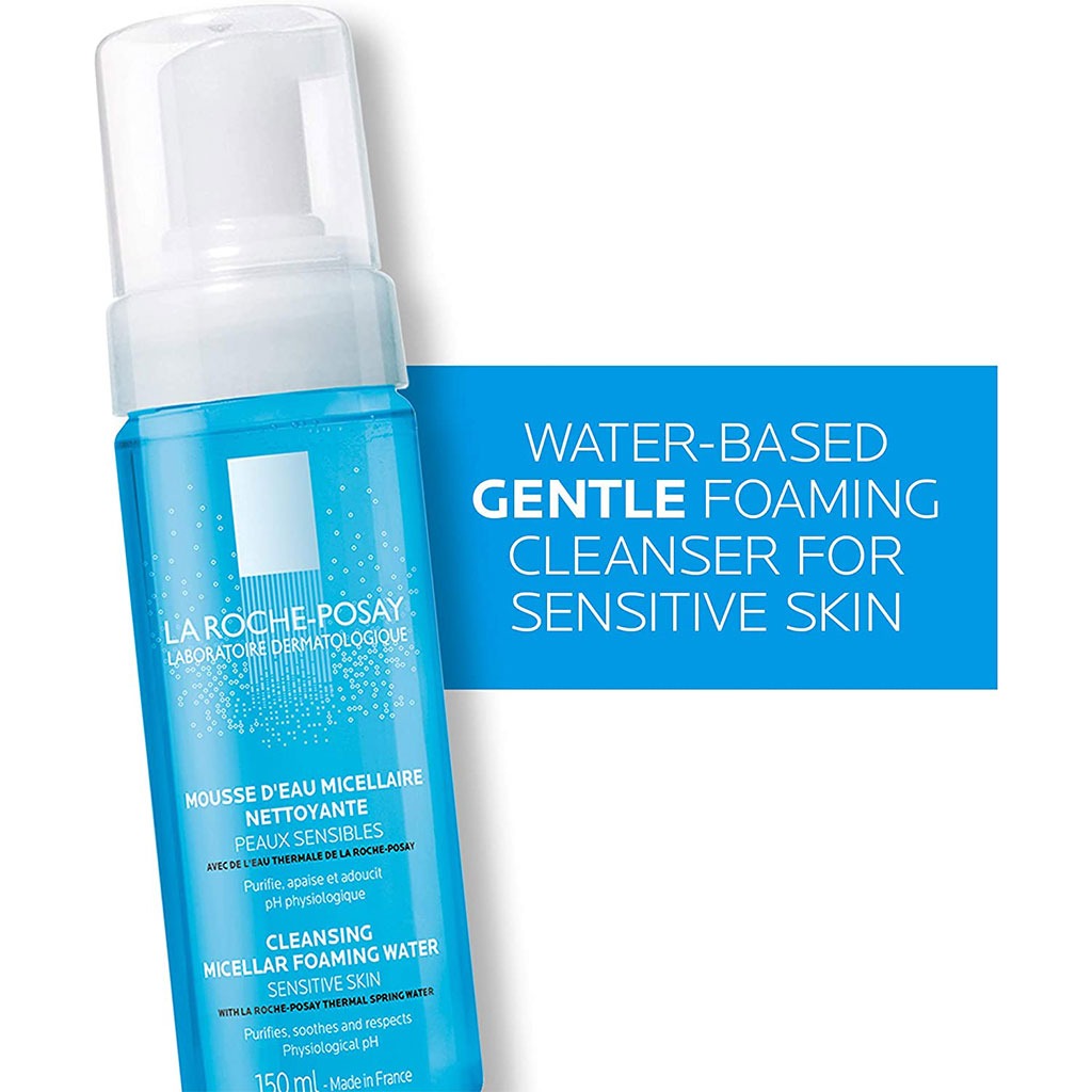 La Roche-Posay Cleansing And Make-Up Removing Physiological Foaming Water For Sensitive Skin 150ml - Easy Pharmacy LLC