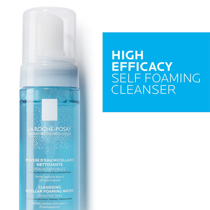 La Roche-Posay Cleansing And Make-Up Removing Physiological Foaming Water For Sensitive Skin 150ml - Easy Pharmacy LLC