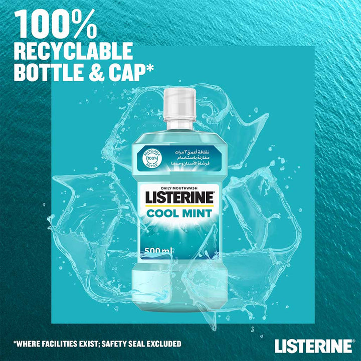 Listerine Cool Mint Mouthwash 500ml - Easy Pharmacy LLC