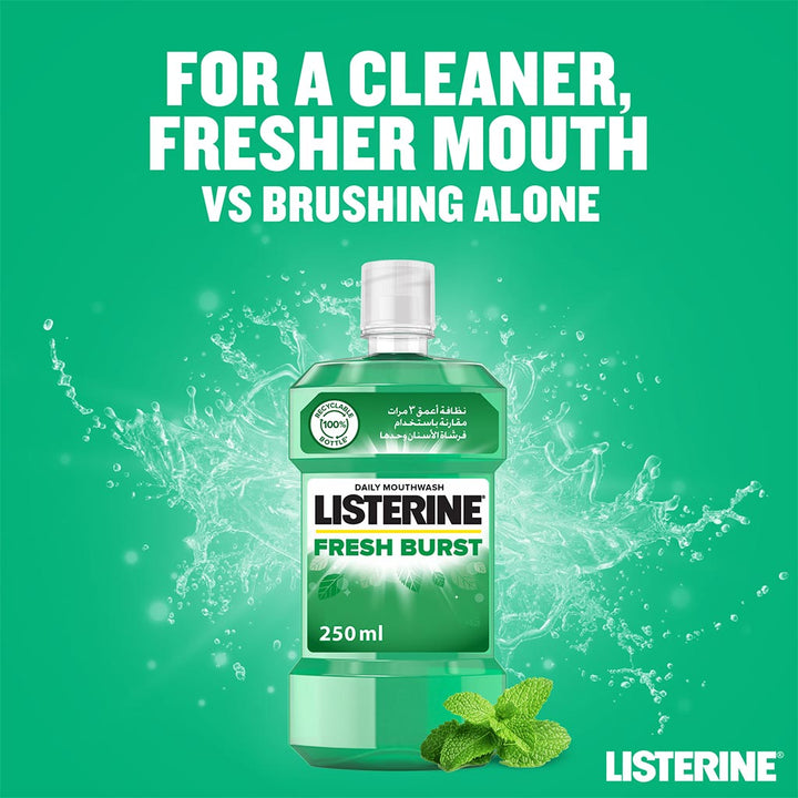 Listerine Fresh Burst Mouthwash 250ml - Easy Pharmacy LLC