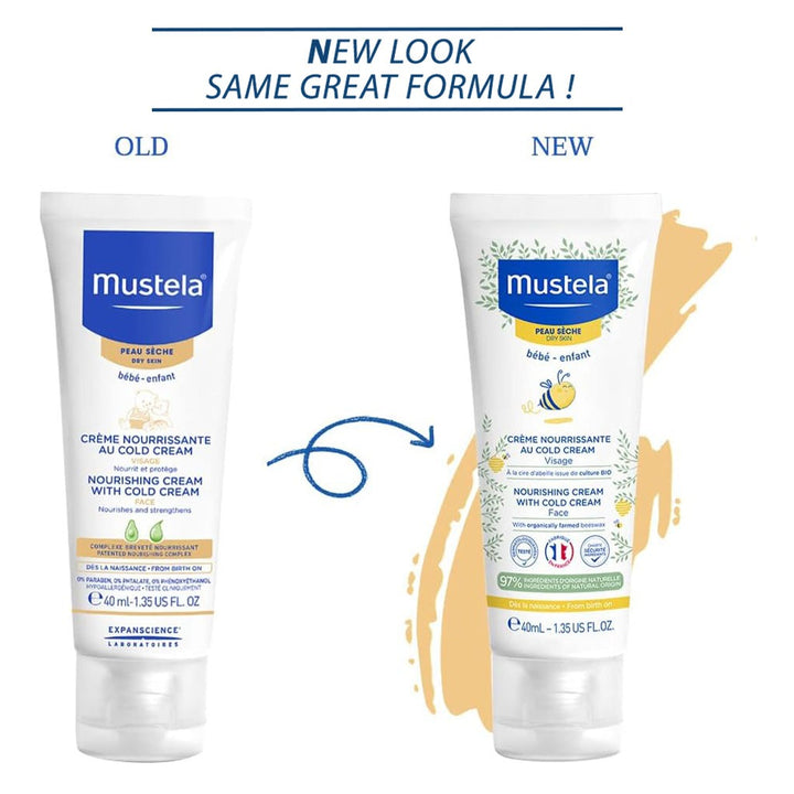 Mustela Baby Nourishing Face Cream With Cold Cream For Dry Skin 40ml - Easy Pharmacy LLC