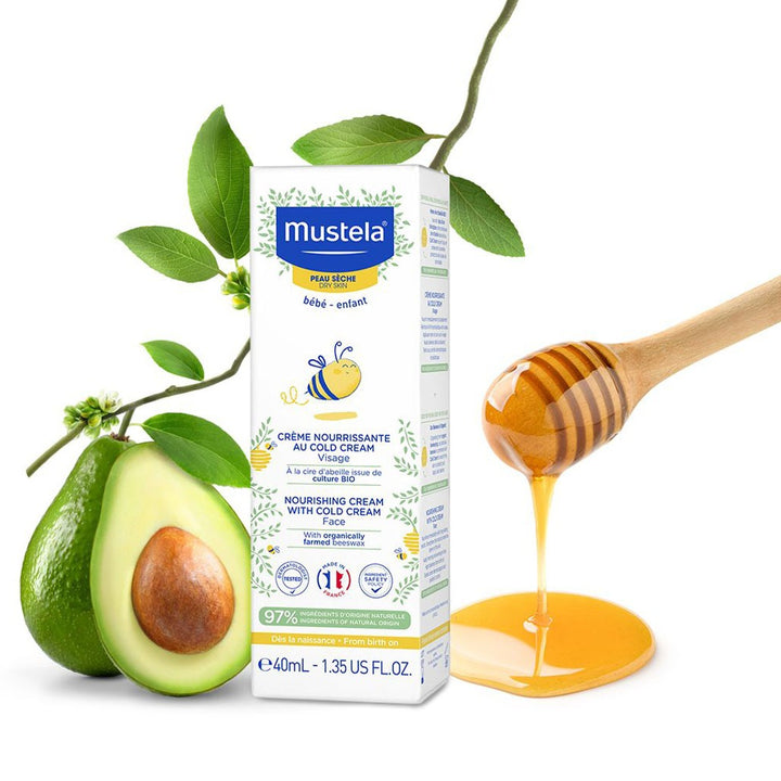 Mustela Baby Nourishing Face Cream With Cold Cream For Dry Skin 40ml - Easy Pharmacy LLC