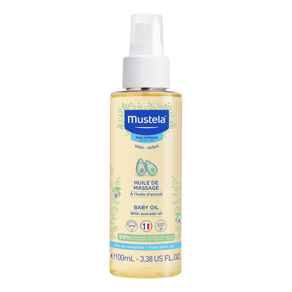 Mustela Baby Massage Oil with Avocado 100 mL - Easy Pharmacy LLC