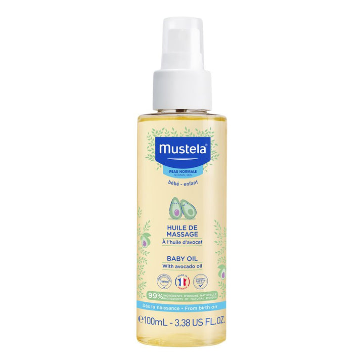 Mustela Baby Massage Oil with Avocado 100 mL - Easy Pharmacy LLC