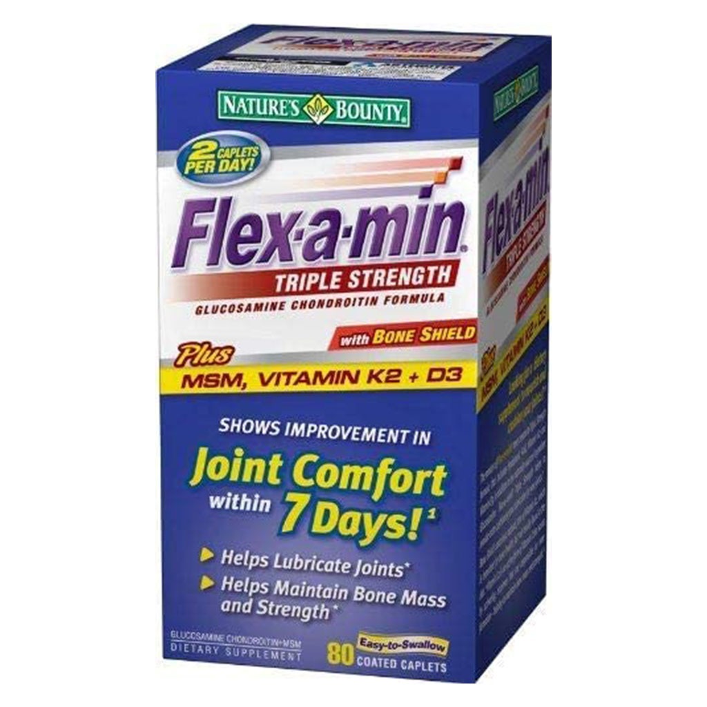 Nature's Bounty Flex-a-Min Triple Strength Caplets 80's - Easy Pharmacy LLC