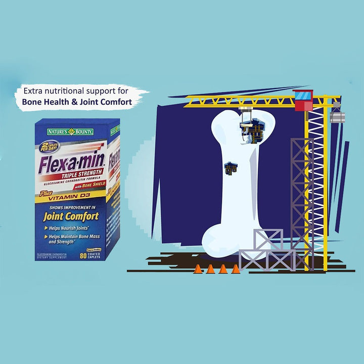 Nature's Bounty Flex-a-Min Triple Strength Caplets 80's - Easy Pharmacy LLC
