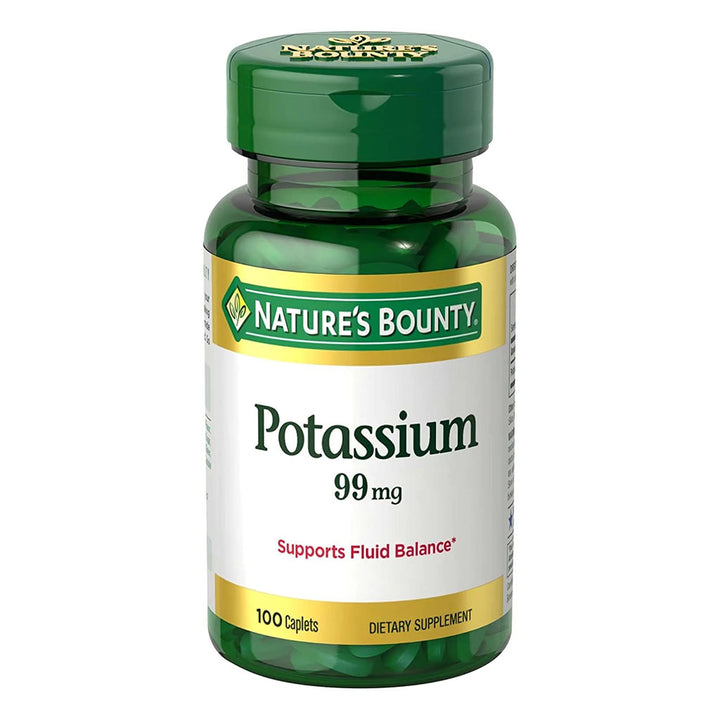 Nature's Bounty Potassium 99 mg Caplets 100's - Easy Pharmacy LLC