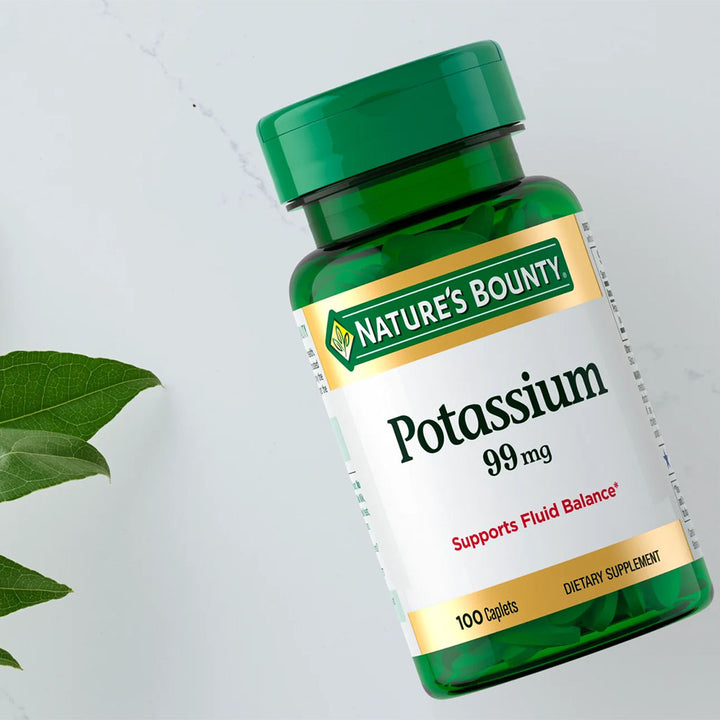 Nature's Bounty Potassium 99 mg Caplets 100's - Easy Pharmacy LLC