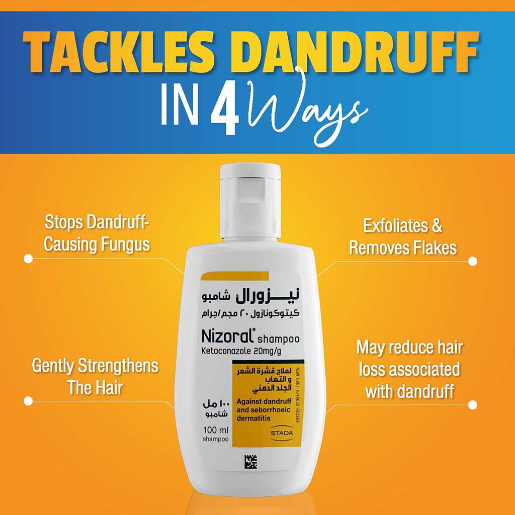 Nizoral 2% Anti Dandruff Shampoo 100ml - Easy Pharmacy LLC