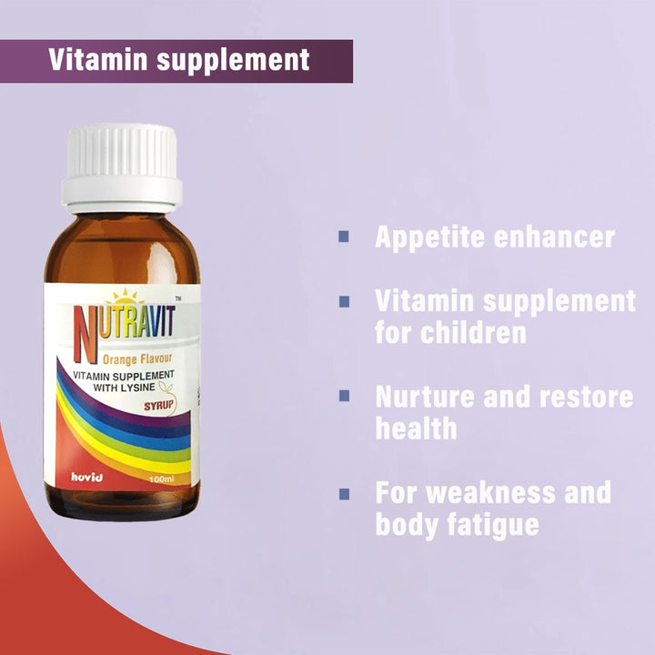 Nutravit Syrup 100 mL - Easy Pharmacy LLC