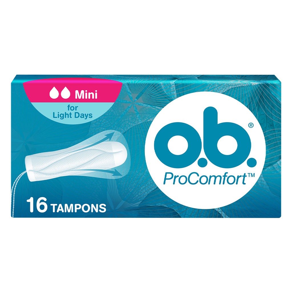 OB ProComfort Mini Tampons, Pack of 16's - Easy Pharmacy LLC