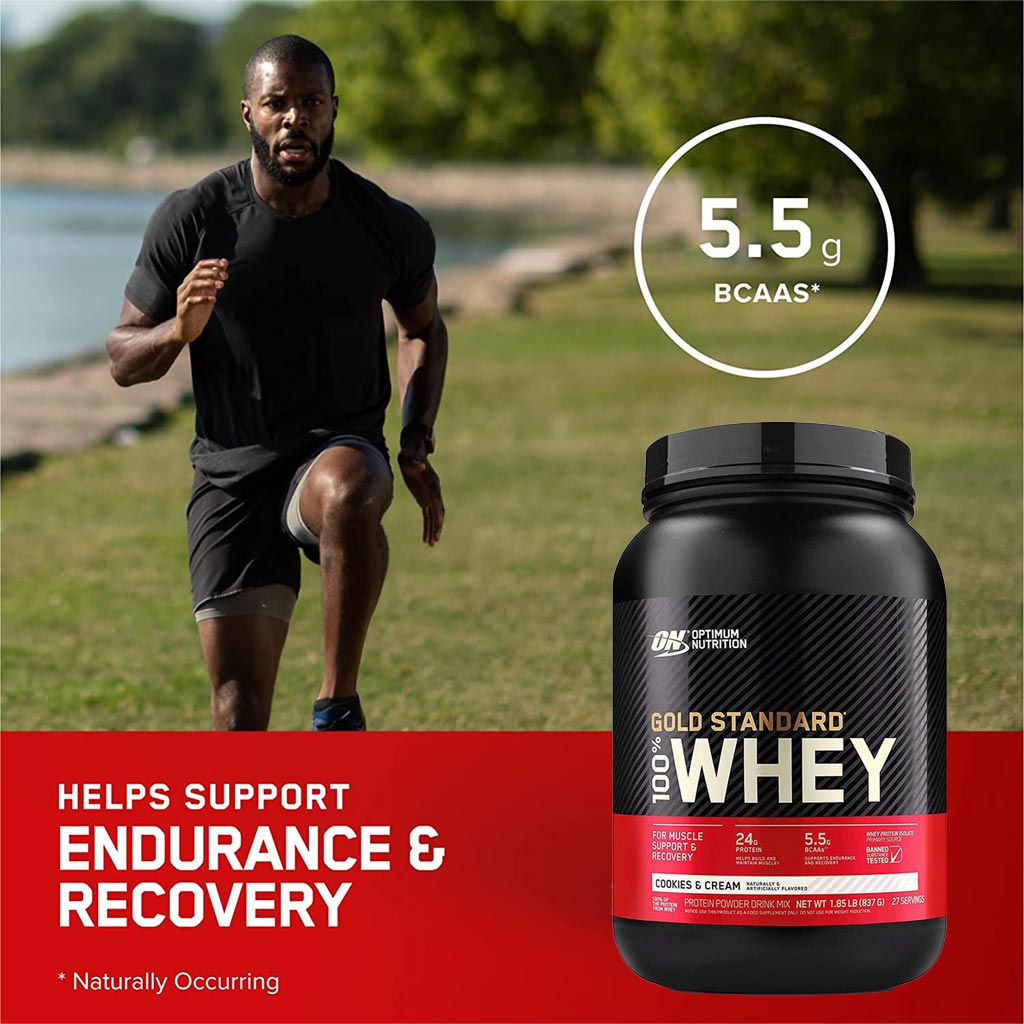 Optimum Nutrition Gold Standard 100% Whey Cookies & Cream Protein Powder 27 Servings - Easy Pharmacy LLC