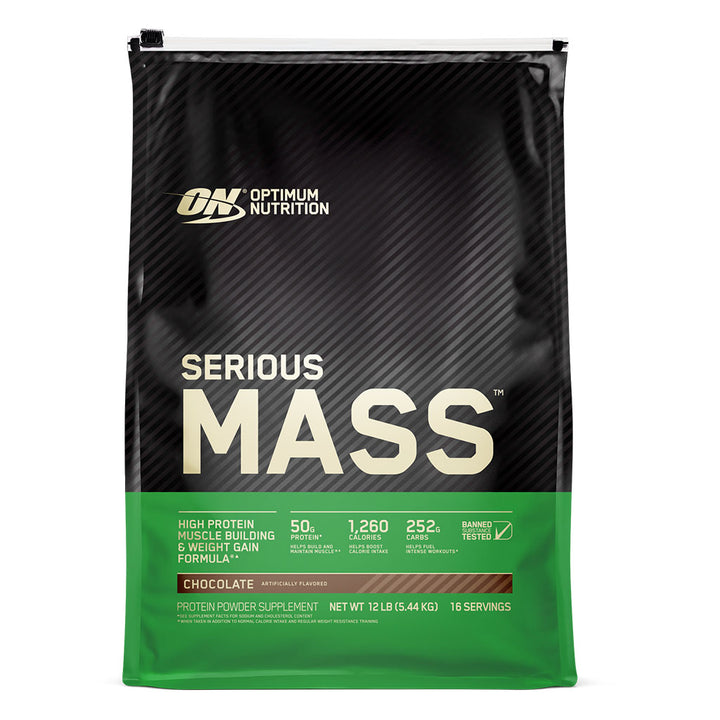 Optimum Nutrition Serious Mass Chocolate Protein Powder 12lb - Easy Pharmacy LLC
