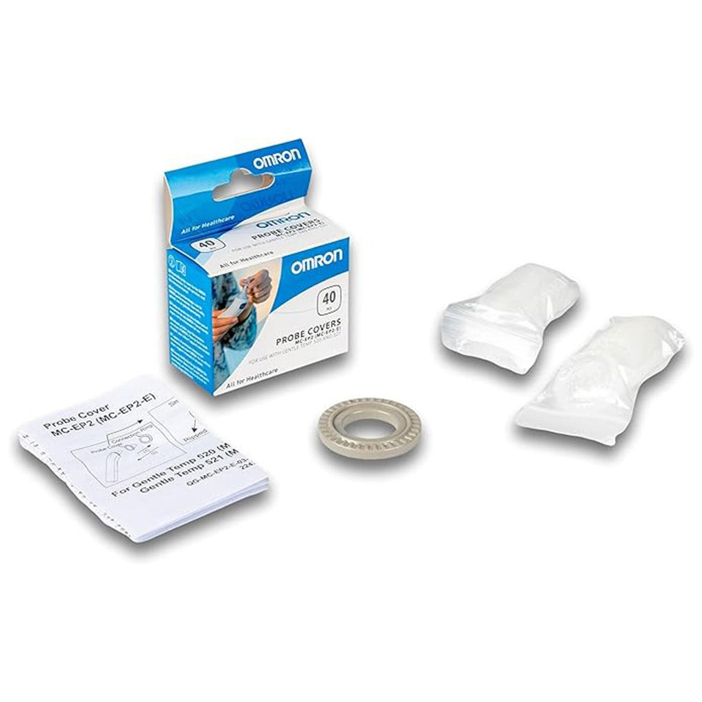 Omron Disposable Probe Covers For Gentle Temp Ear Thermometers - Model MC-EP2-E, Pack of 40’s - Easy Pharmacy LLC