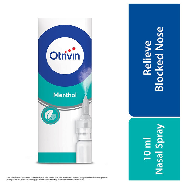 Orivin 0.1% Menthol Nasal Spray 10 mL