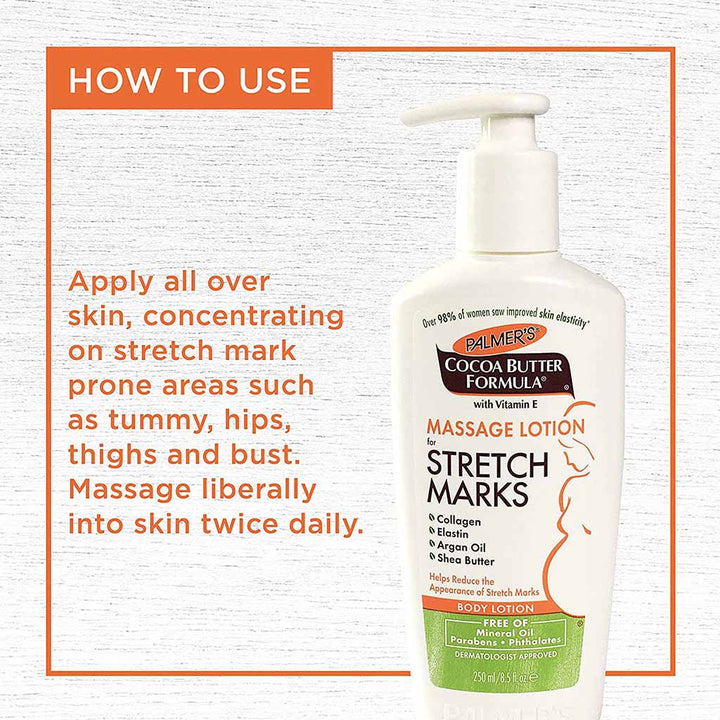 Palmer's Stretch Marks Massage Lotion 250 mL - Easy Pharmacy LLC