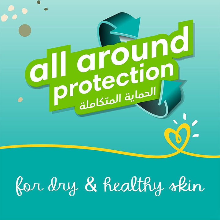 Pampers Baby-Dry Baby Diapers With Aloe Vera, Size 3, 6-10Kg, Jumbo Pack of 46's - Easy Pharmacy LLC