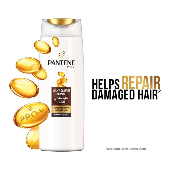 Pantene Pro-V Milky Damage Repair Shampoo For Damaged Hair 400ml - Easy Pharmacy LLC