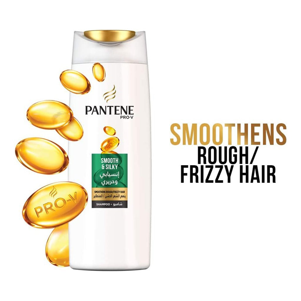 Pantene Pro-V Smooth And Silky Shampoo For Rough/Frizzy Hair 200ml - Easy Pharmacy LLC