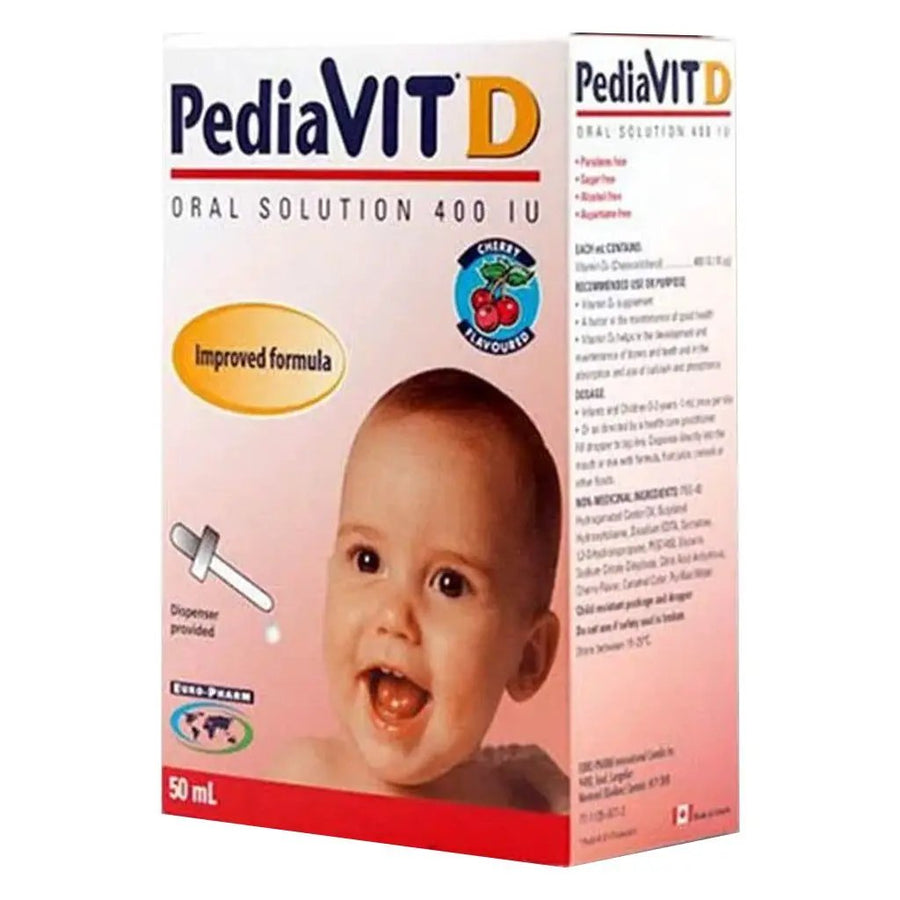 Pediavit D Drops 50 ml – Vitamin D Liquid Supplement for Infants and Children’s Daily Wellness