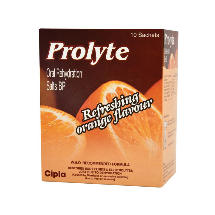 Prolyte Oral Rehydration Salts Orange Sachets 21 g 10's - Easy Pharmacy LLC