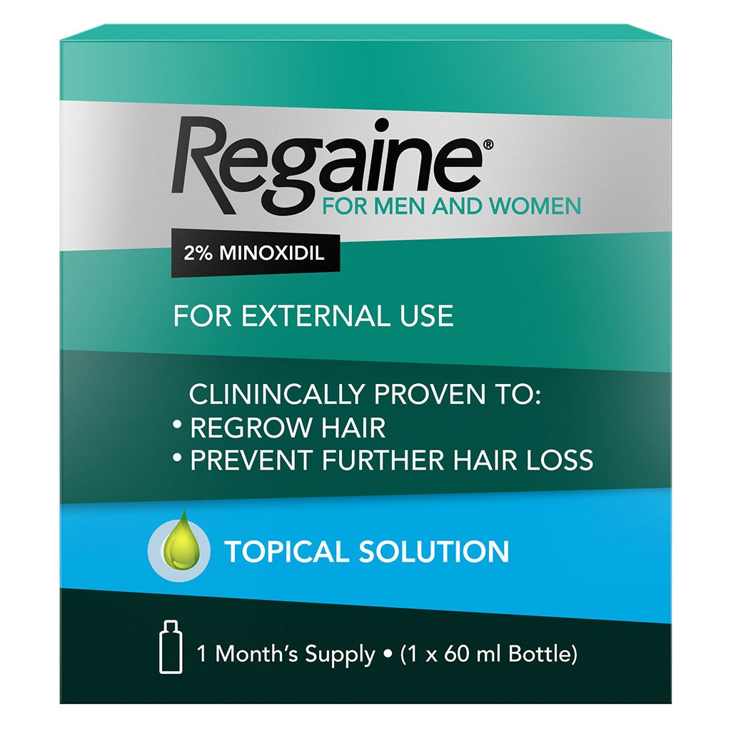 Regaine 2% For Men & Women Topical Hair Regrowth Solution 60ml - Easy Pharmacy LLC
