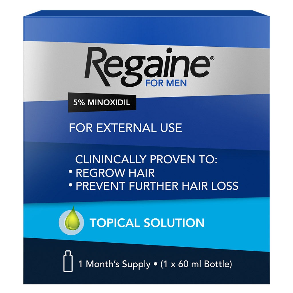 Regaine For Men 5% Topical Hair Regrowth Solution 60ml - Easy Pharmacy LLC