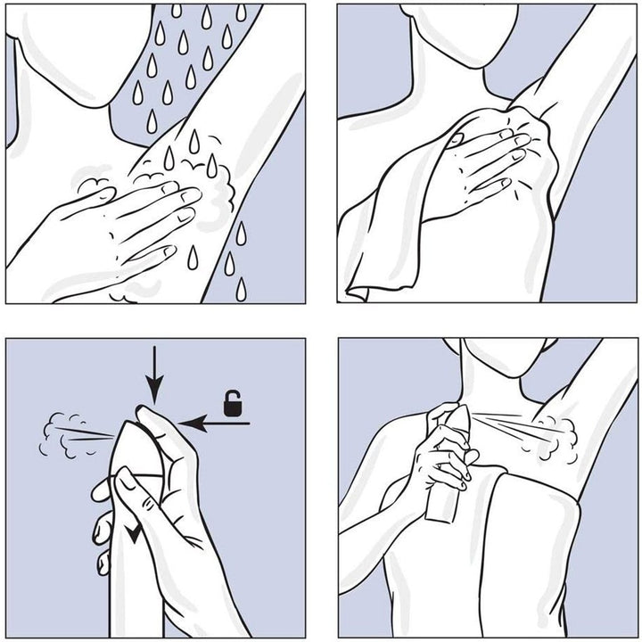 Rexona Women Antiperspirant Powder Dry Deodorant Spray 175 mL - Easy Pharmacy LLC