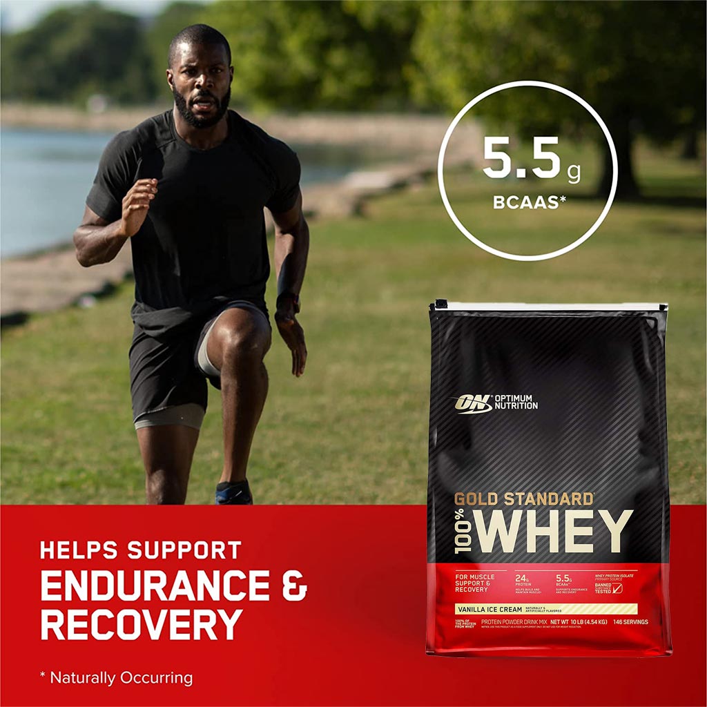 Optimum Nutrition Gold Standard 100% Whey Vanilla Ice Cream 10lb - Easy Pharmacy LLC