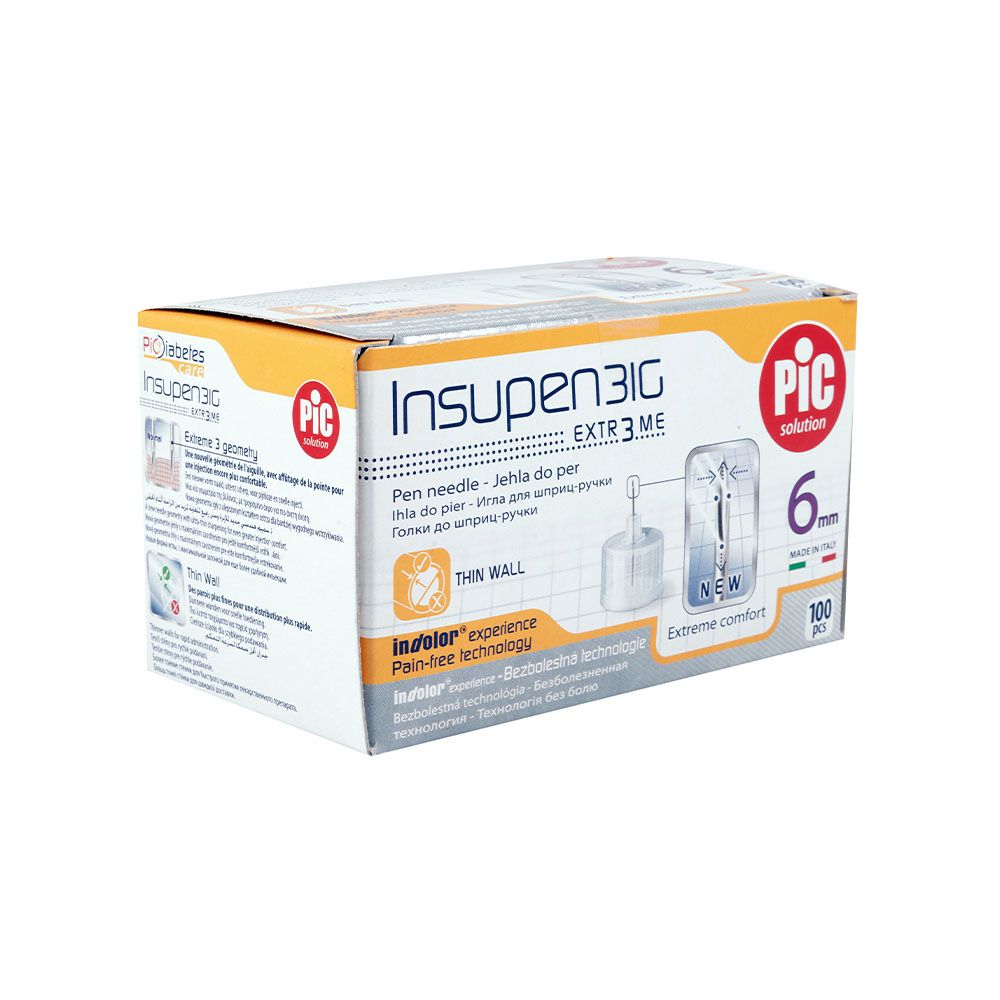 Pic Insupen Insulin Needles G31 6 mm 100's - Easy Pharmacy LLC