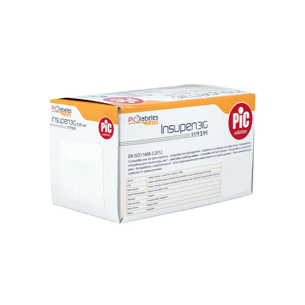 Pic Insupen Insulin Needles G31 6 mm 100's - Easy Pharmacy LLC