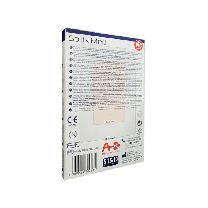Pic Soffix Med Delicate Post-op Plaster 15 cm x 10 cm 5's - Easy Pharmacy LLC