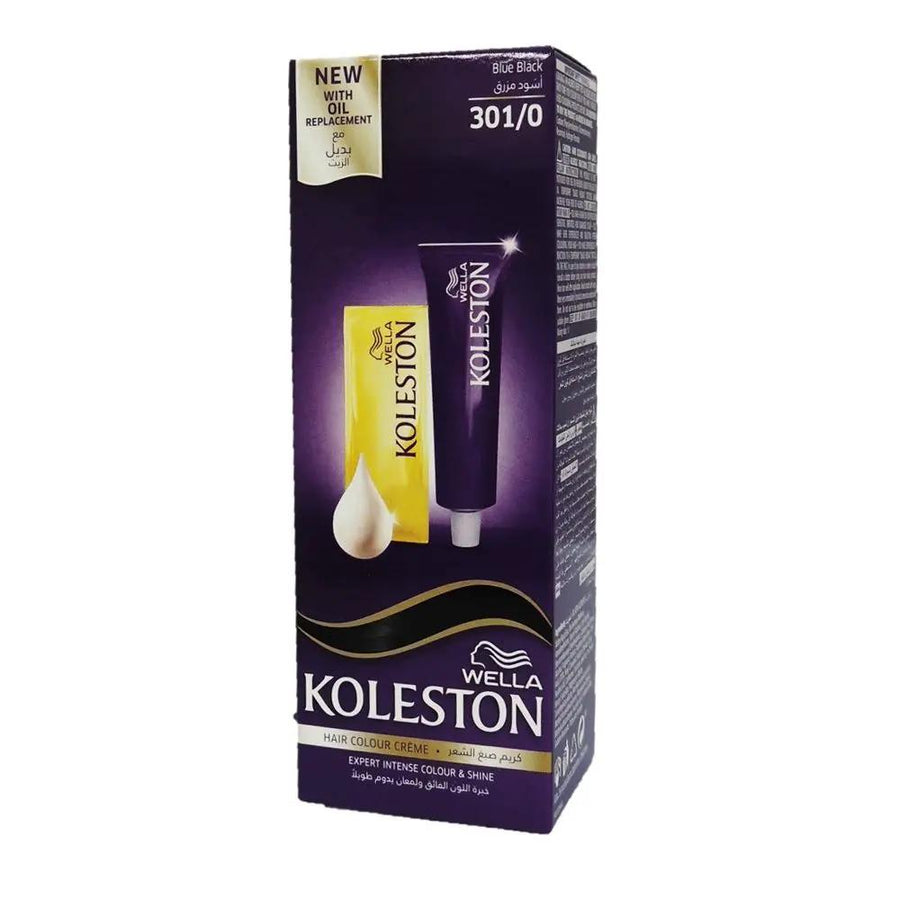Wella Koleston Hair Color Cream Blue Black 301/0