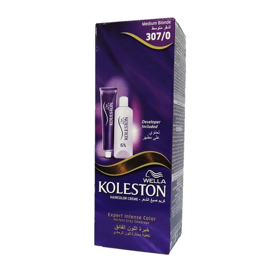 Wella Koleston Hair Color Cream Medium Blonde 307/0